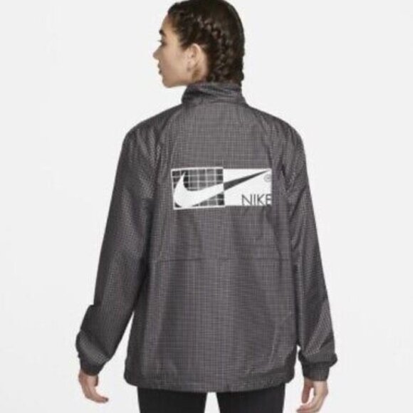 Nike Gray Half-Zip Windbreaker Jacket Size M | NWT | Lightweight - Picture 2 of 4